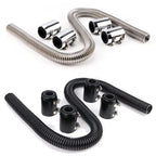 48" Stainless Steel Radiator Coolant Water Hose Kit Universal
