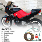 Clutch Friction Plates And Gasket Kit for Kawasaki Ninja 250R (1986–2007)