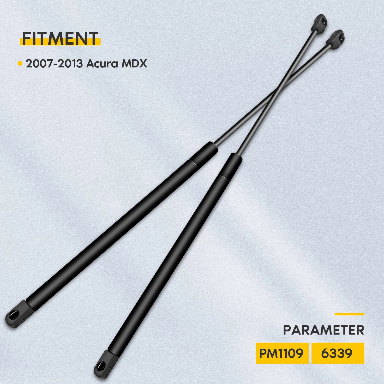 2X Front Hood Lift Supports for Acura MDX (2007–2013)