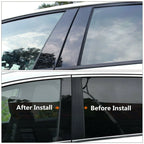 4pcs Door Trim Covers for Toyota Tundra (2007-2020) Black