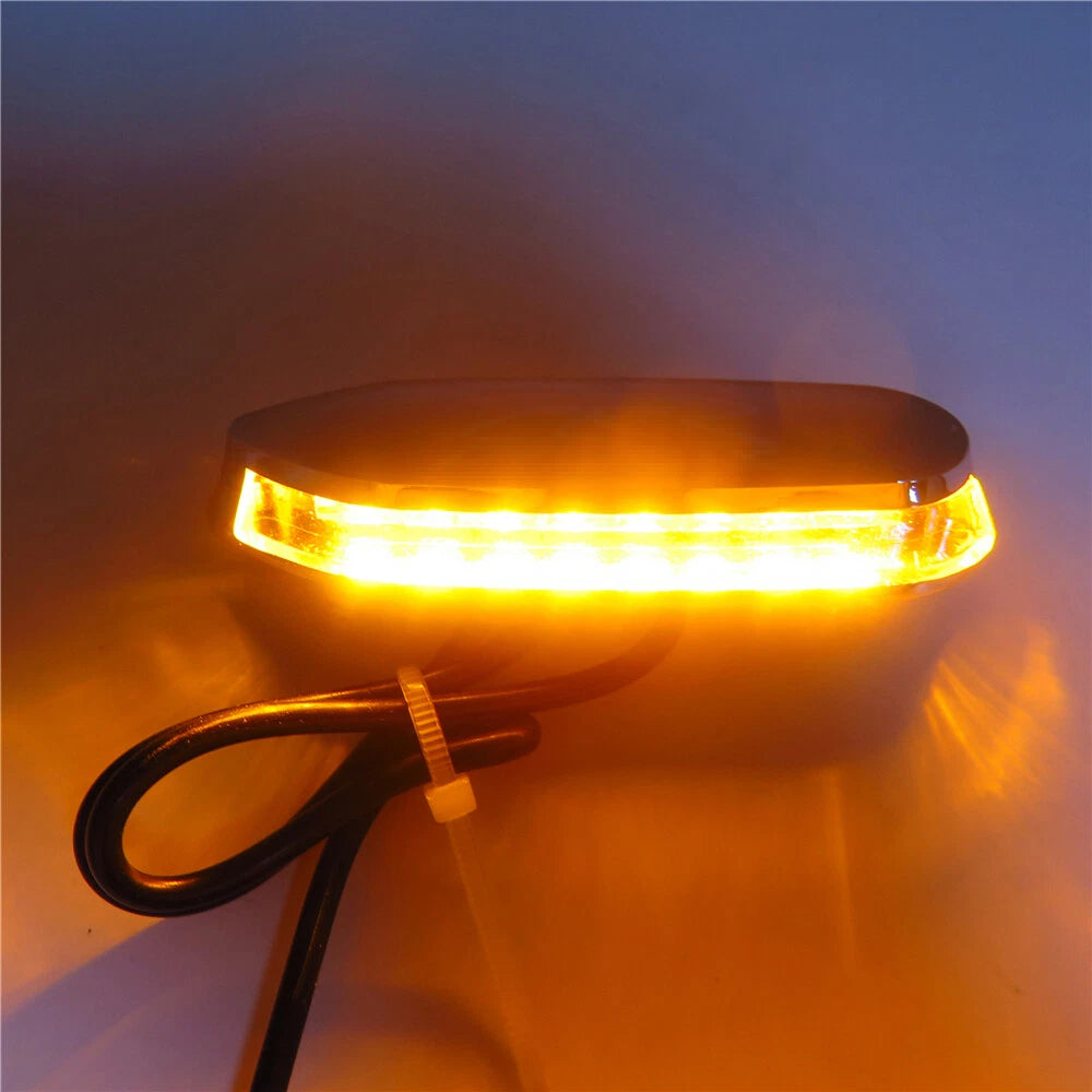 LED Signal Chrome Mirror Block Off Base Plate for Suzuki GSXR 600 (2006–2012)
