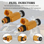 2X Fuel Injectors 49033-1057 INP-786 for Kawasaki Vulcan 1500 1600 (2000–2008)