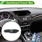 Dashboard Cover for Mercedes-Benz E-Class (2017–2021) Polyester Gray