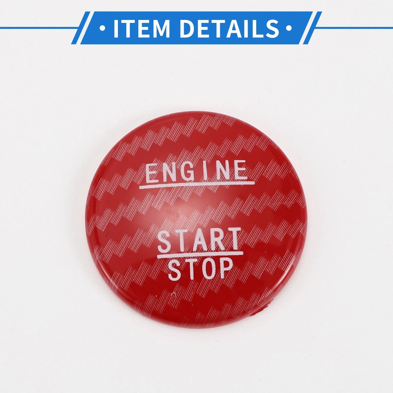Push Start Button Cover for Mercedes Benz W176 (2013–2019) Red
