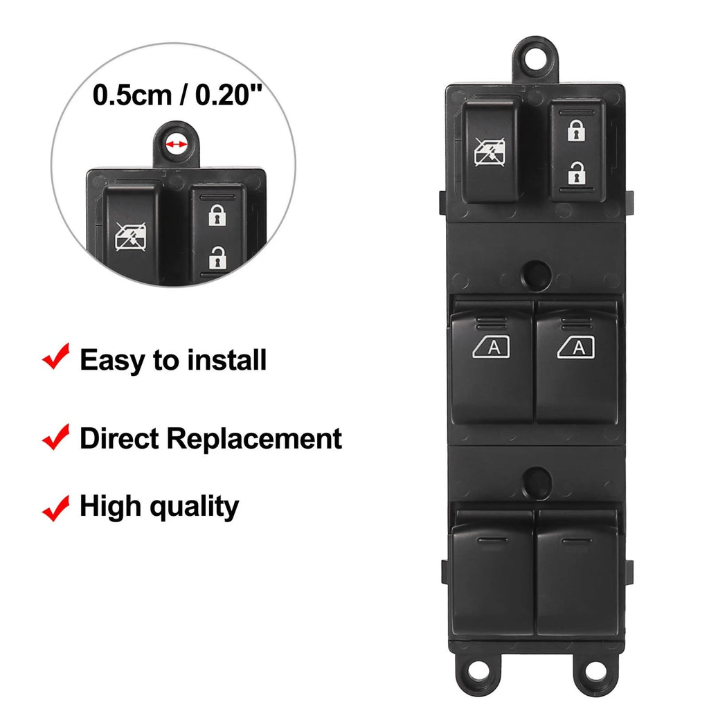 Power Window Master Switch for Nissan Pathfinder (2013–2019) 25401-ZL10A