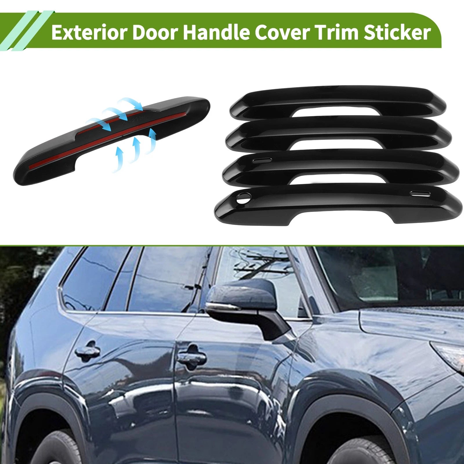 Set of 1 Exterior Door Handle Cover for Toyota Grand Highlander (2024)