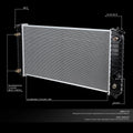 Aluminum Core Radiator for Chevy Blazer/GMC Jimmy (1996–2005) DPI 1826