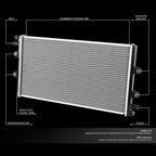 OE Style Aluminum Radiator DPI13654 for Cadillac CTS, Chevy Camaro 6.2L (2012–2021)