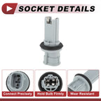 1 Pc Turn Signal Light Socket for Lexus LX470 (1998–2007) No. 9007560004 2 Pin