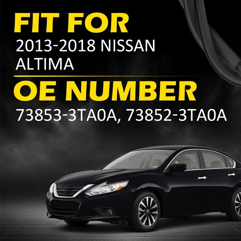 Roof Trim Molding Kit for Nissan Altima Sedan (2013–2018) Left & Right