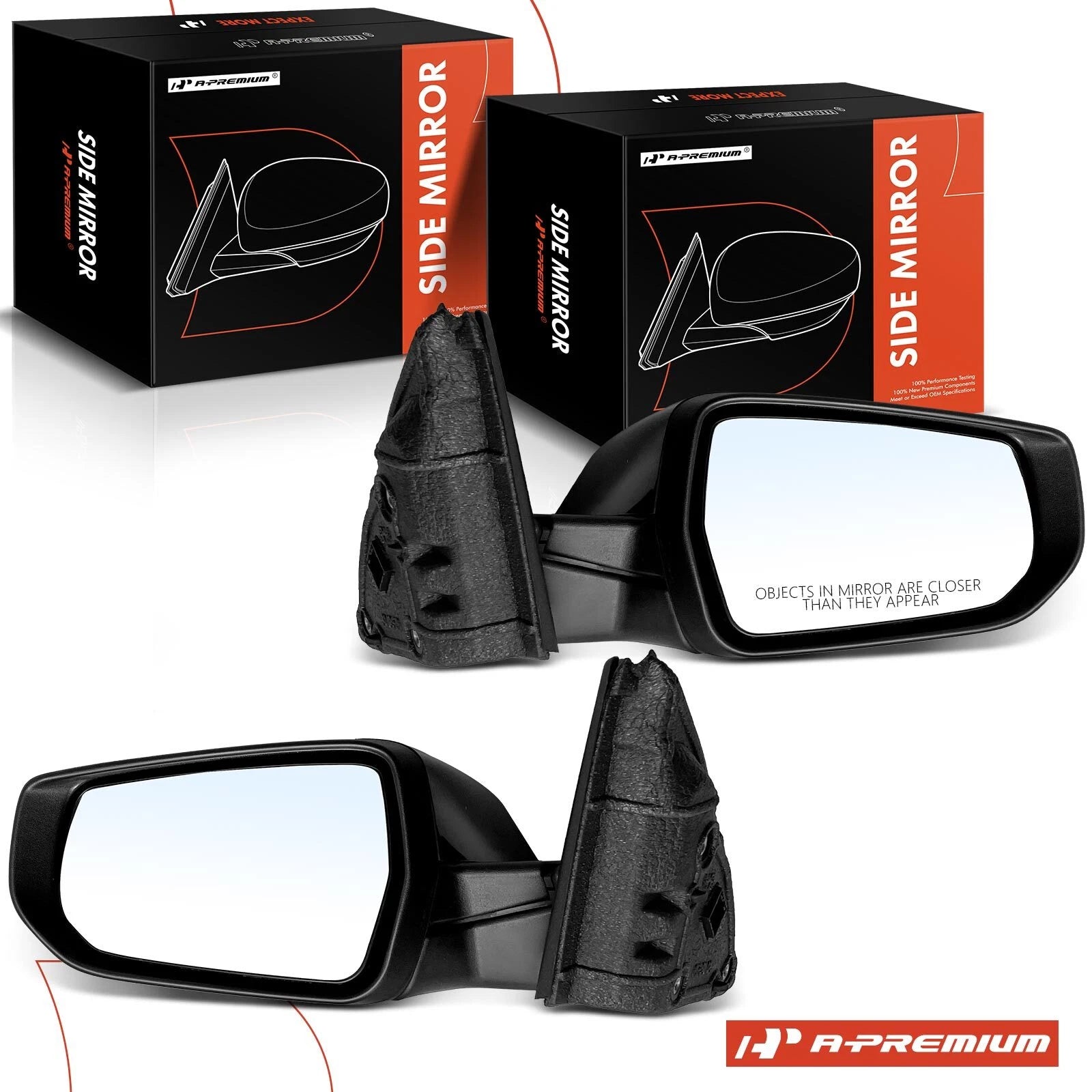 Pair Power Mirror Manual Fold Signal for Chevrolet Malibu (2018–2020)
