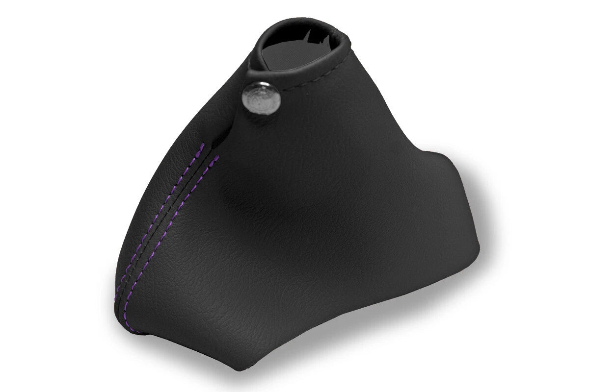 Leather Manual Shift Boot Cover for Chevrolet Cavalier (2000–2005) Purple Stitch