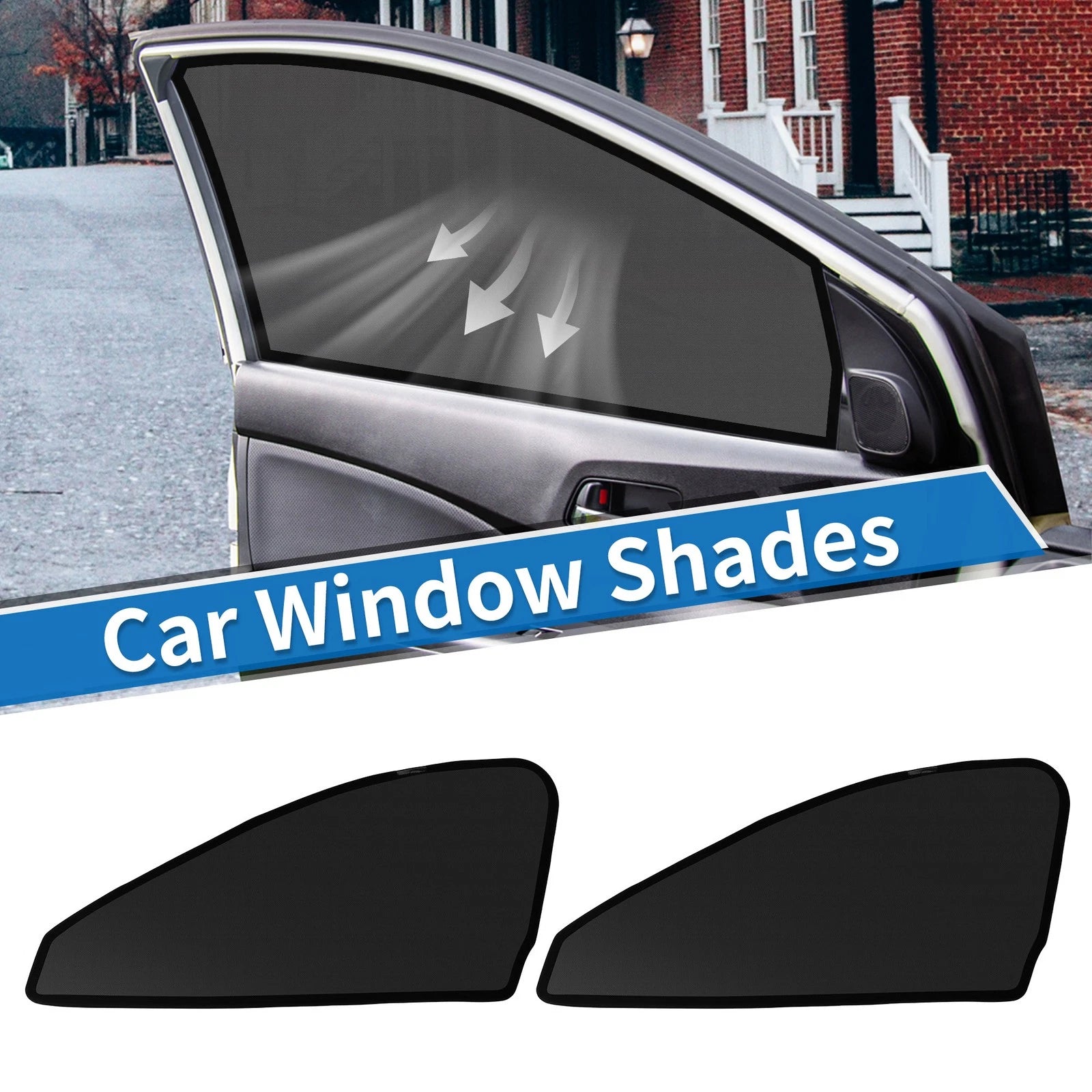 Car Window Cover for Mazda CX-8 (2017–2023) Net Black