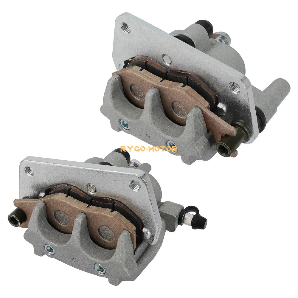 Front Brake Calipers & Pads for Yamaha YFZ450 YFZ450R YFZ450X (2004–2024)