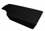 Console Lid Armrest Cover for Porsche 987 (2005–2012) Carbon Fiber Gray Stitch