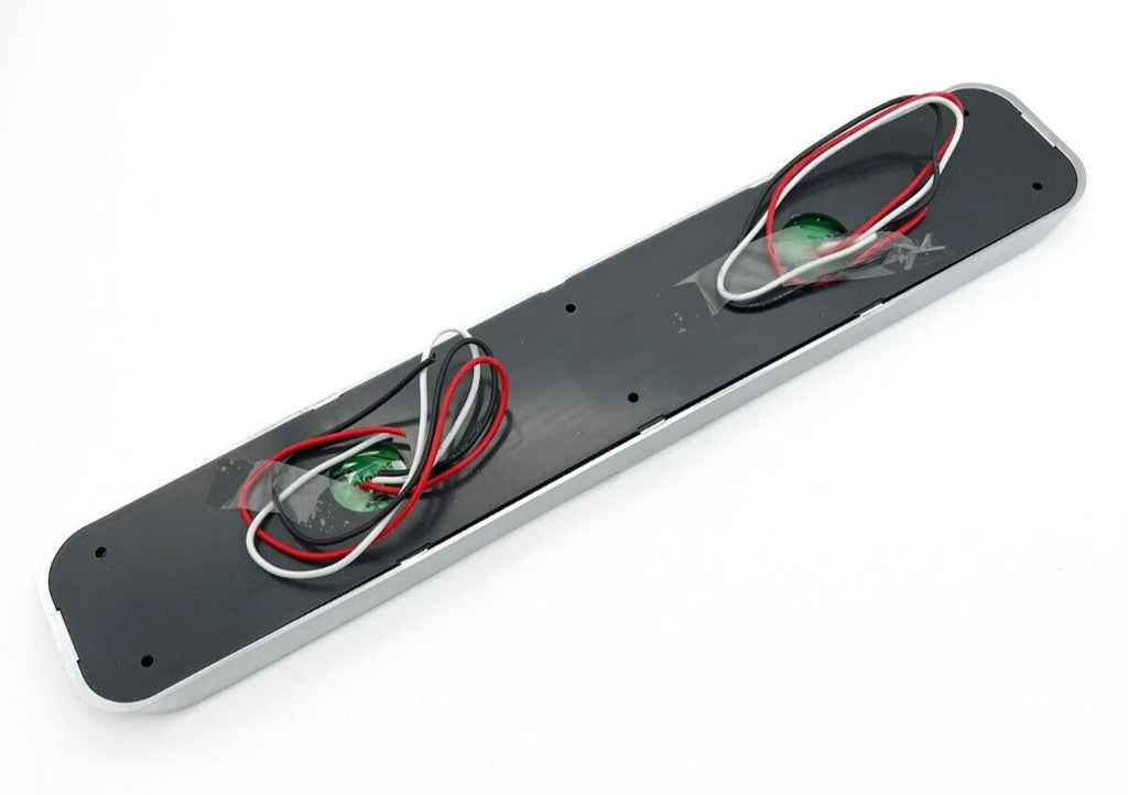 Red LED Stop Turn Tail Light Rectangle Bar with Bezel for Universal (40)