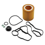 Engine Oil Filter Cooler Seal Set for X3 N26 N52 N54 N56