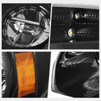 Amber LED Signal Lamp Headlights for Freightliner Cascadia (2008–2017)