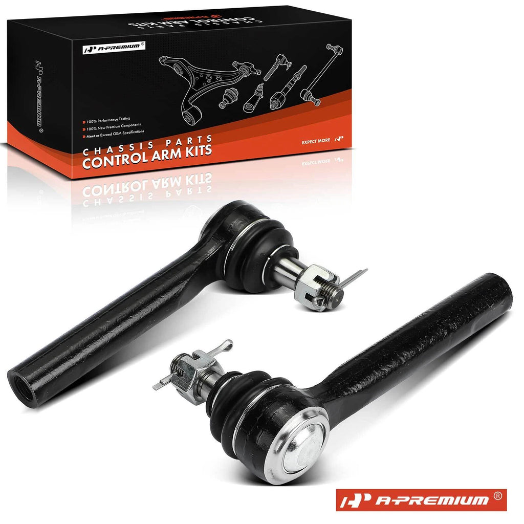 2X Front Outer Side Tie Rod End for Nissan Quest (2004–2009)