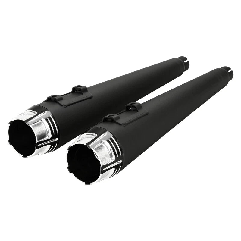 4" Slip-On Megaphone Mufflers for Harley Touring Road Glide (1995–2016)