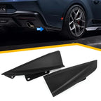 Matte Black Bumper Side Corner Splitter Spats for Ford Mustang (2024–2025)