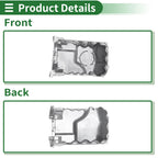 1 Pc Engine Oil Pan No.11200PGEA00 for Honda Pilot (2003–2004) Aluminum
