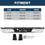 Rear Bumper Black Step for Dodge Ram 1500/2500/3500 (2002–2009)