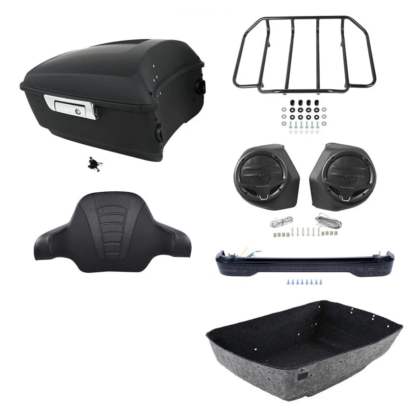 LED Trunk Rack Speakers for Harley Touring (2014–Present)