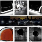 Smoked Lens LED Projector Fog Lights for Ram 1500 (2013–2024)