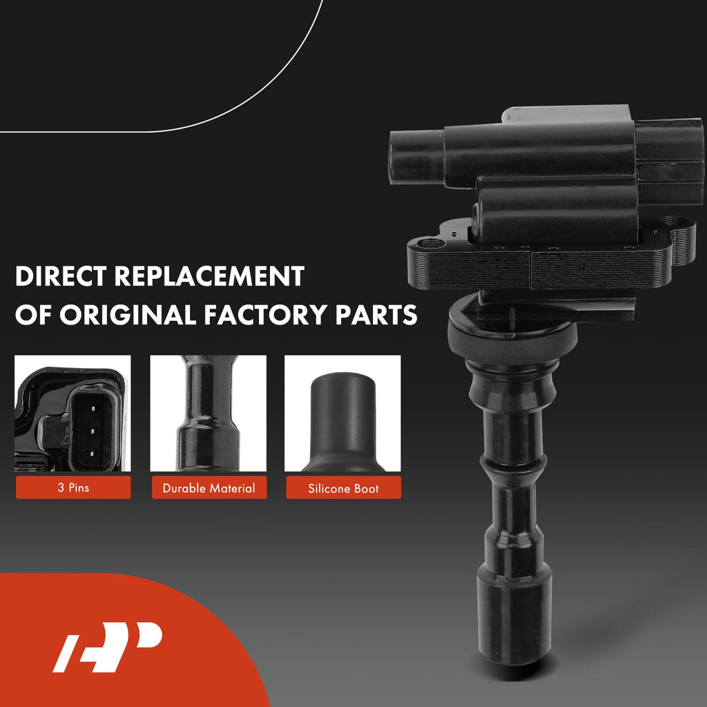 3X Ignition Coil & 6X Iridium Spark Plug for Hyundai Santa Fe (2003–2006)