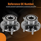 Pair Front Wheel Hub Bearing Kit for Honda Odyssey (2011–2017) 513293