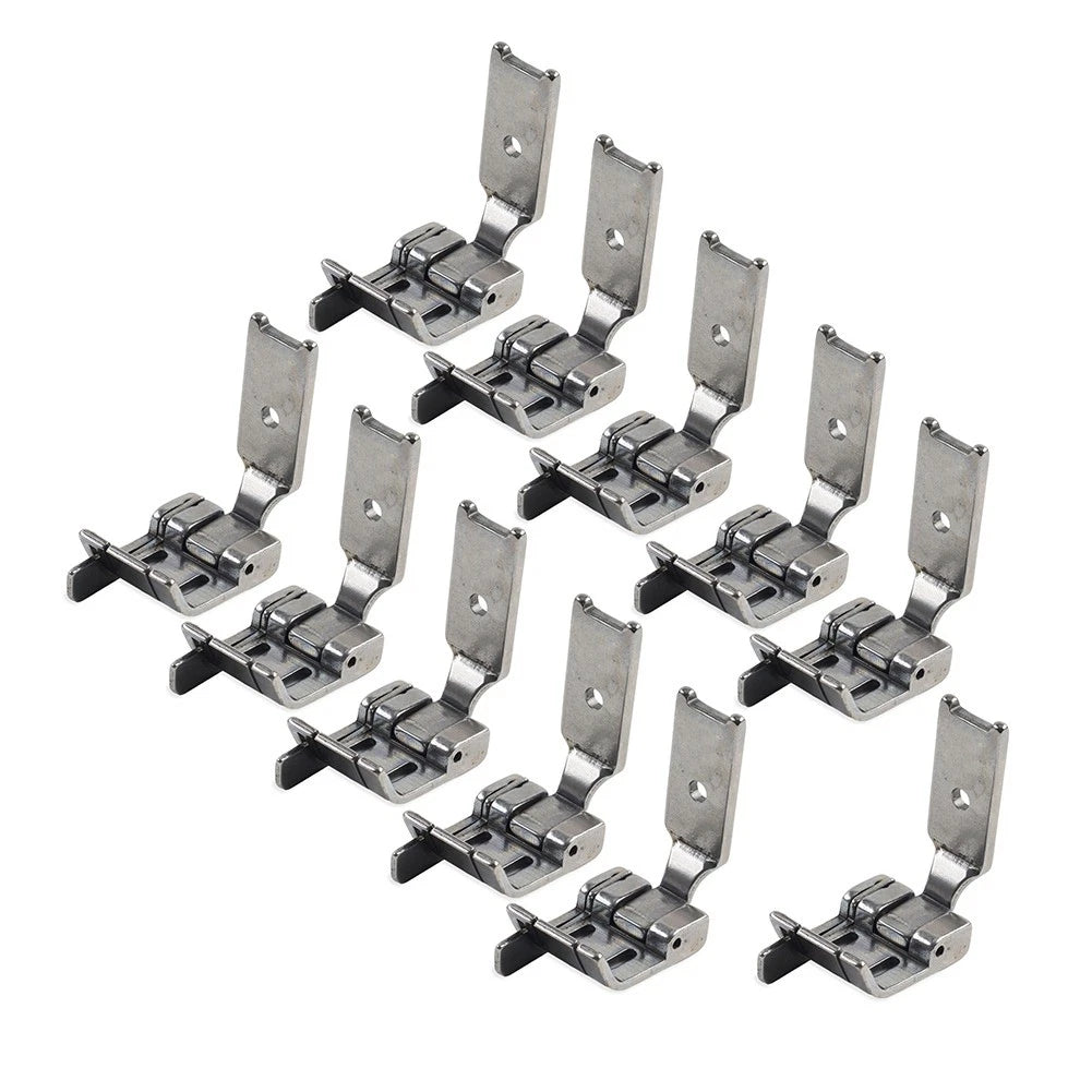 Double Needle Presser Foot with Left Edge Guide for Singer 112W 212W 212G