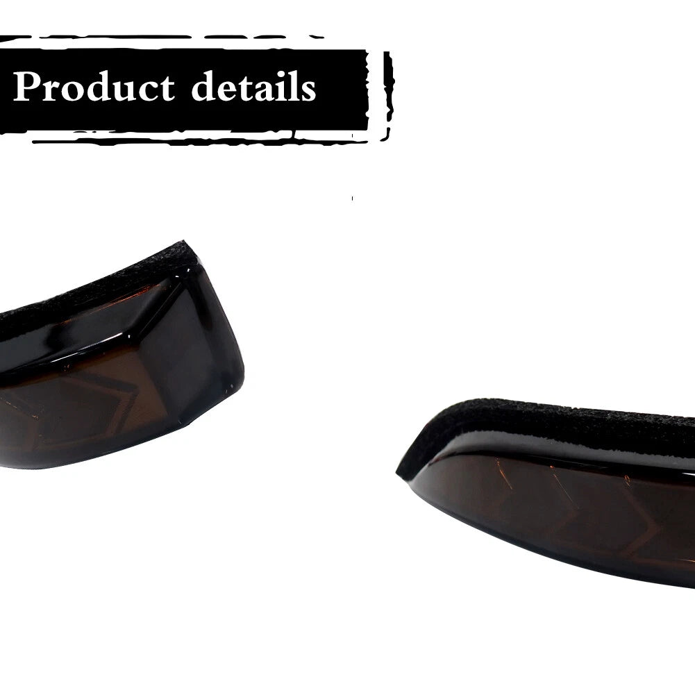 Smoked White/Amber Sequential Signal Lights for Toyota Venza Corolla
