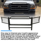 Steel Grille Guard for Ford F250-F550 Super Duty (1999–2007)
