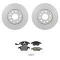 Bosch Front Quietcast Rotors & Ceramic Disc Brake Pad Kit for Beetle Jetta Rabbit
