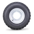 2 Wanda ATV Tires & Wheels 21X7-10 4/156mm PCD 2+3 Offset Silver Wheel 10075