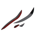Front Bumper Lip Splitter Spoiler Trim for VW Golf 6 MK6 (2009-2013)