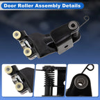 Left Center Sliding Door Roller for Honda Odyssey (2005–2010) 72561SHJA21