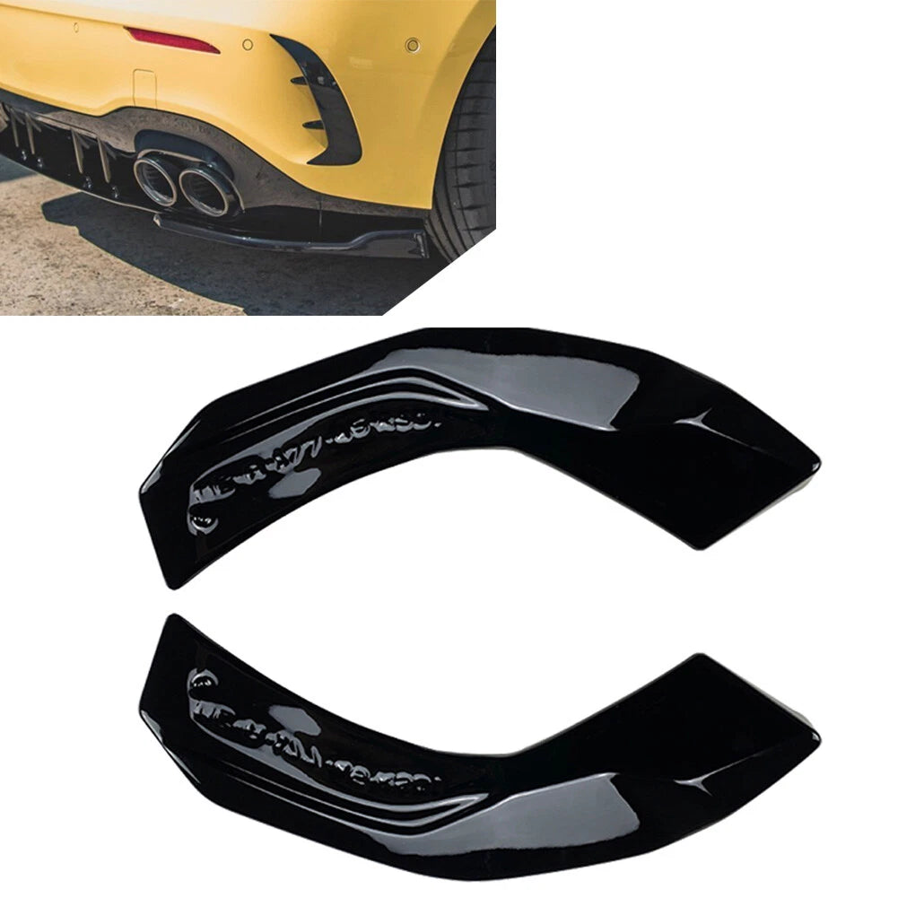 2X Rear Bumper Lip Molding Trims for Mercedes-Benz A-Class W177 (2019–2023)