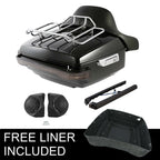 Backrest Speakers with Smoked LED Light for Harley Electra Glide (2014–2026)