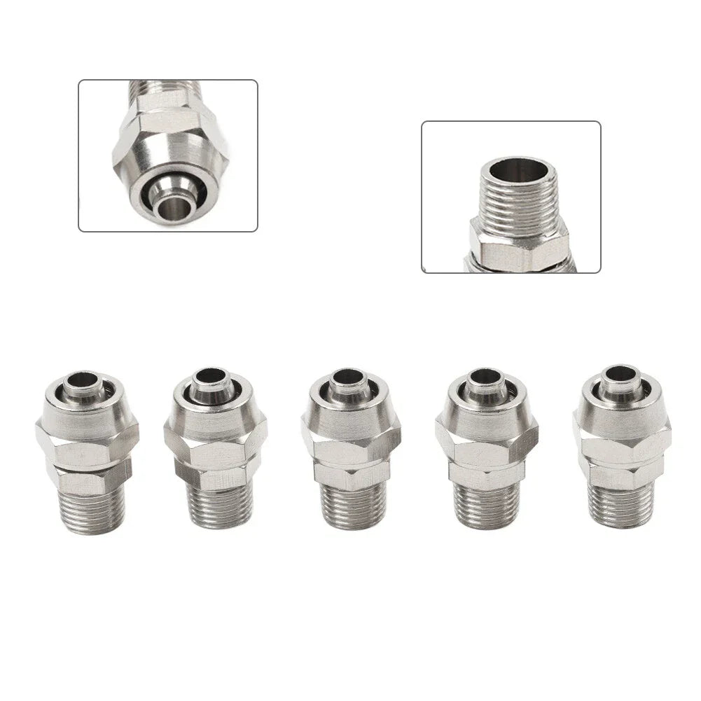 5PCS 8mm Air Valve Metal Connectors for Tire Changer