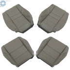 Set of 2 Gray Leather Seat Covers for Honda Accord (2008–2012)