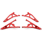 Red High Clearance Steel Front A Arms for Polaris RZR XP Turbo / 4 1000 (2014–2023)