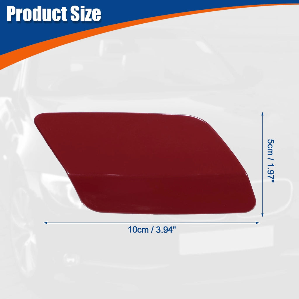 Right Side Front Bumper Washer Nozzle Cover for BMW E92 (2011–2013) Gloss Red