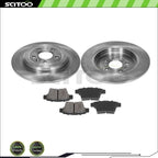 Rear Brake Pads and Rotor for Ford Freestyle (2005–2007) & Mercury Sable (2008–2009)