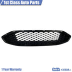 Honeycomb Mesh Grille for Ford Fusion (2017-2018) - Glossy Black
