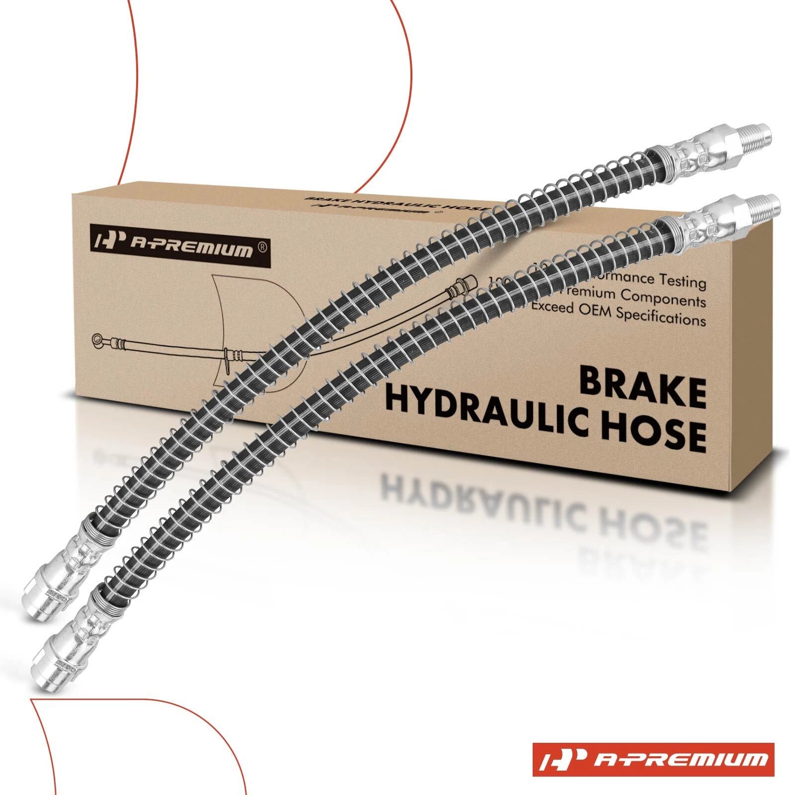 2X Rear Brake Hydraulic Hose for Mercedes-Benz C-Class (2008–2015)