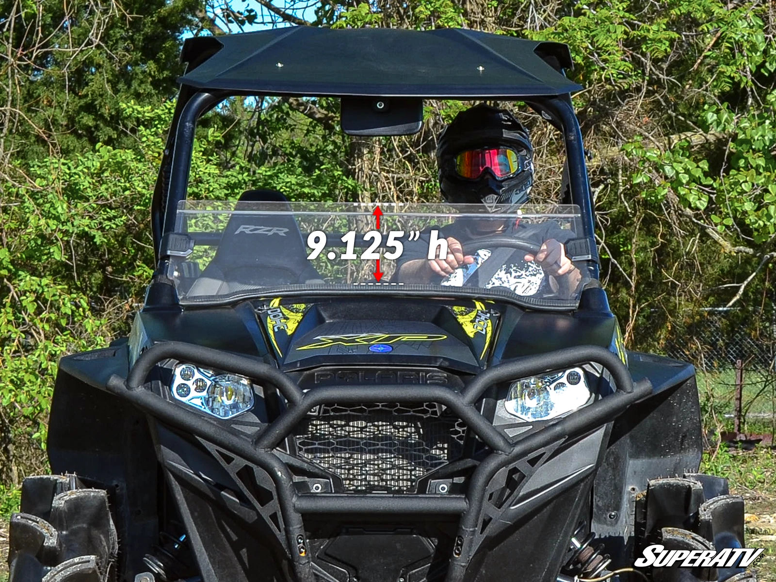 Half Windshield for Polaris RZR 800 / S 800 / 4 800 (2008–2014) - Clear