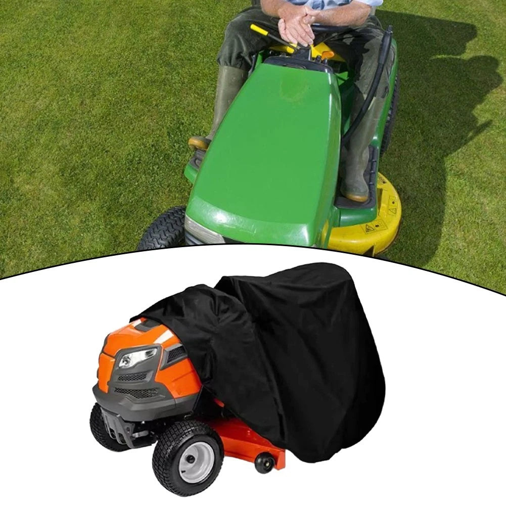 Lawn Mower Cover 600D Oxford Cloth Waterproof Dustproof 183x137x117