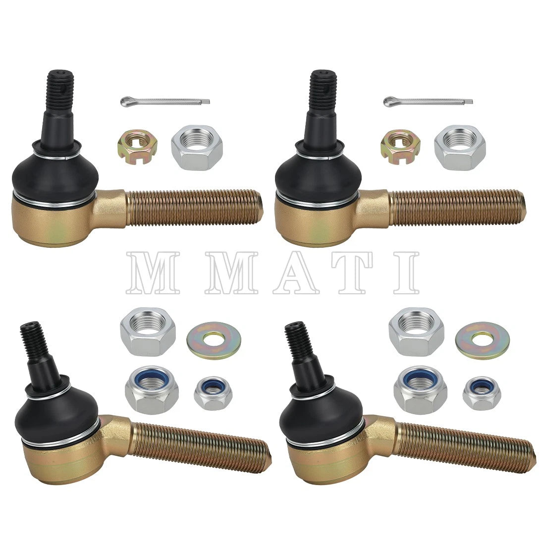 Set of 2 Adjustable A-Arm Ball Joints for Honda TRX450R/TRX450ER (2006–2014)